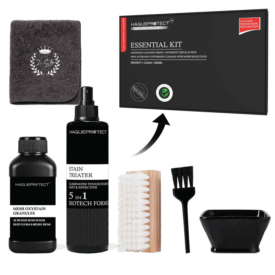 Essential Shoe & Sneaker Cleaning Kit.